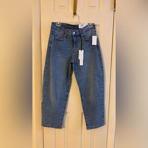 Soho Light Blue High Rise Barrel Jeans size 4